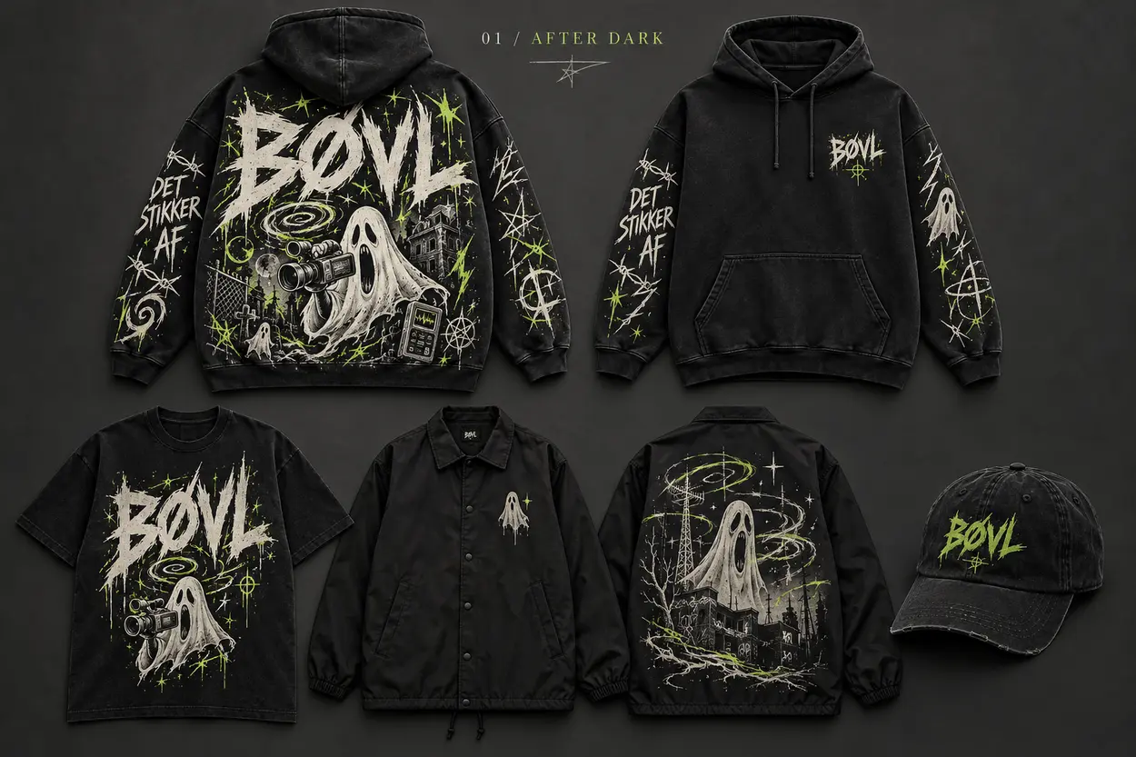 Konceptmockup: AFTER DARK