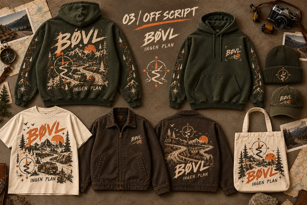Konceptmockup: OFF SCRIPT